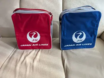 JAL 로고 플라이트 백 ( 빨간색, 파랑 )
