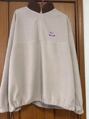 즉완품! XLARGE 하프 지퍼 플리스 자켓