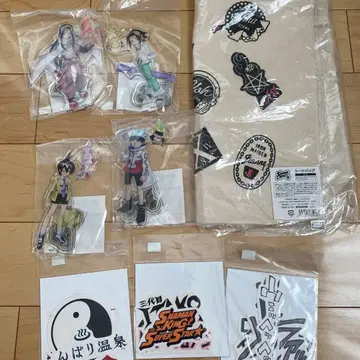 샤먼킹전 아크릴 스탠드, 스티커, 토트백