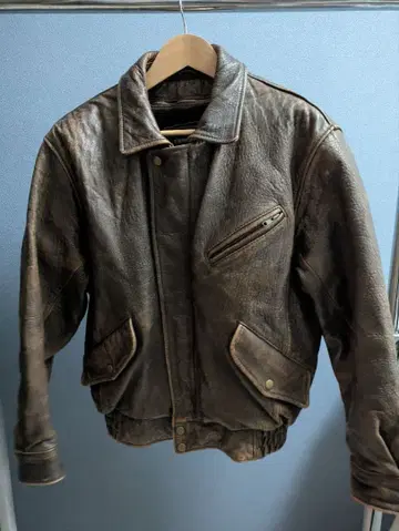 A-2 real leather bomber jacket