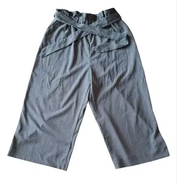 그레이 와이드 팬츠 LL 사이즈