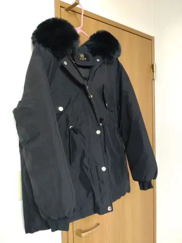 퍼 달린 다운 자켓 여성용 미사용