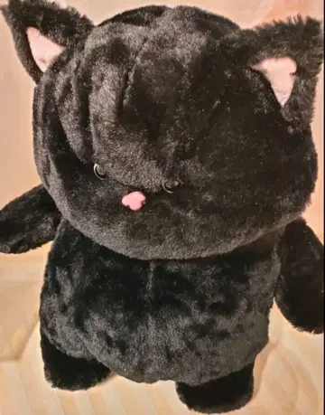 검은 고양이형 봉제 인형 FATCAT
