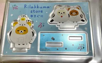 리락쿠마 시마연가 아크릴 스탠드 눈의 나라 삿포로 센다이 한정판