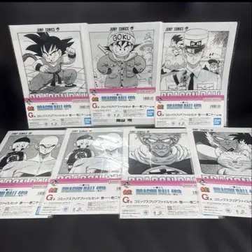 제일복권 드래곤볼 G상 코믹스 클리어 파일 세트 14점