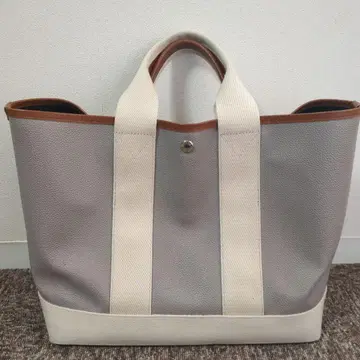 탑카피 스카치 그레인 대용량 토트백 그레이 아이보리