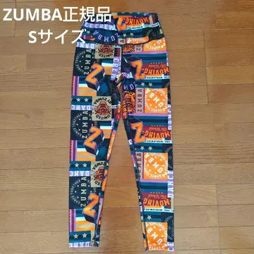 ZUMBA 스패츠 S 사이즈 컬러풀 프린트