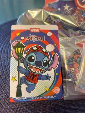[ 은색 봉투 미개봉 ] MARVEL Stitch COSBI 스파이더맨