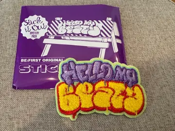 BE:FIRST 시크릿 복슬복슬 자수 스티커 BESTY