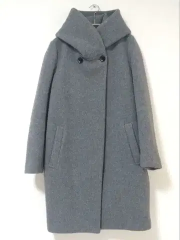 JOURNALSTANDARD 더블 모사 2Way 후드 롱 코트 S