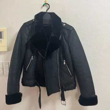 trf_outerwear 블랙 라이더 자켓 XS