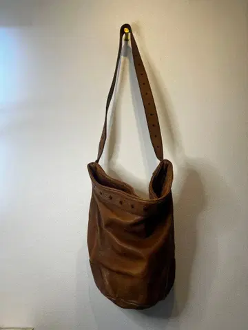 hobo 브라운 가죽 숄더백