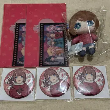 프로세카 하피콜레 모치즈키 호나미 봉제 인형 캔뱃지 티켓 홀더