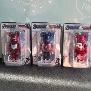 마블 어벤져스 베어브릭 3체 세트