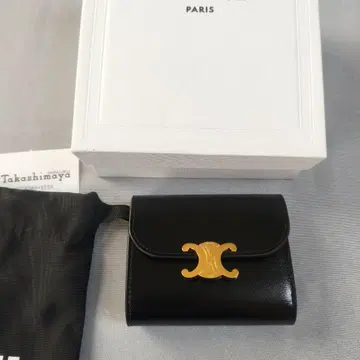 당일 발송 트리옹프 스몰 플랩 지갑 블랙 지갑