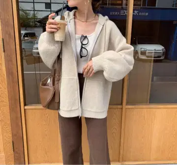 새상품 blate 퍼지 더블 지퍼 후드티