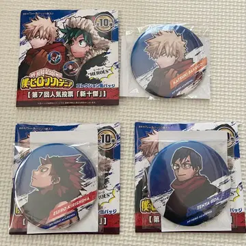 나의 히어로 아카데미아 신십걸 캔 캔뱃지 바쿠고 키리시마 이이다