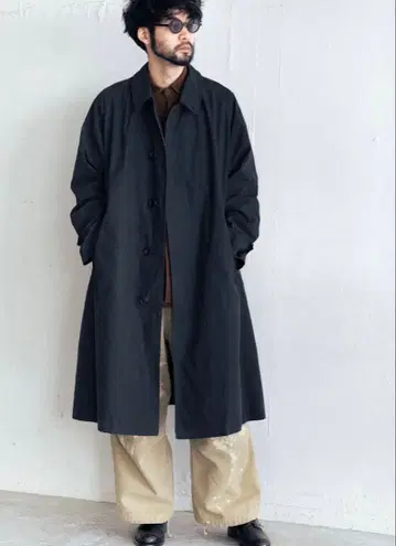 L'ECHOPPE 레샵 LE 엘이 발라칼라 코트 네이비 2