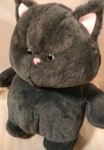 그레이 고양이형 봉제 인형 FATCAT