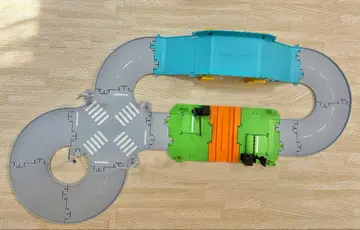 토미카 월드 토미카 타운 건널목 육교 교차로 도로 세트