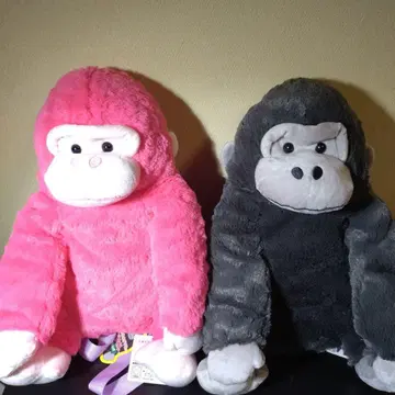 우호우호 고릴라 고리군 봉제 인형 럭색형 2색