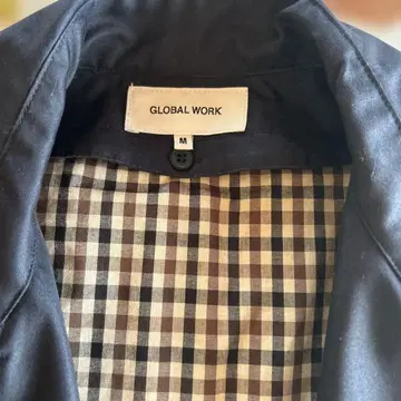 GLOBAL WORK 네이비 트렌치코트 M