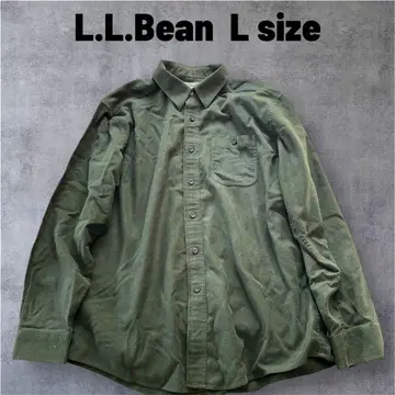 L.L.Bean 코튼 셔츠 모스그린 L 사이즈