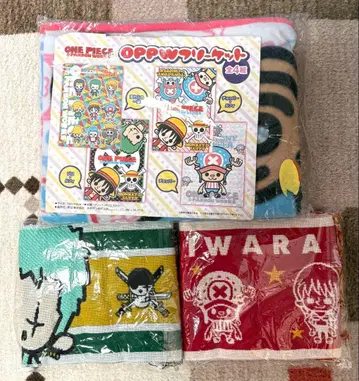 원피스 캐릭터 타월 3개 세트