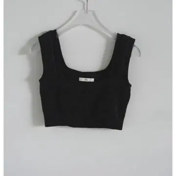 anuke 벨루어 니트 탱크탑