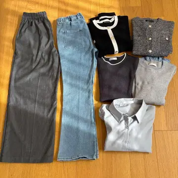 시마무라 아베일 여성용 L 사이즈 7벌 묶음 판매