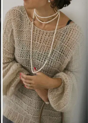 GALLARDAGALANTE 개럴개런트 모헤어 니트 스웨터