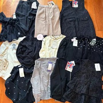 새상품 여성용 가을/겨울 세련된 캐주얼 묶음 판매 13점 M 사이즈