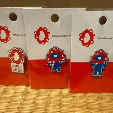 3종 세트 미야쿠미야쿠 핀 배지 오사카 간사이 만박