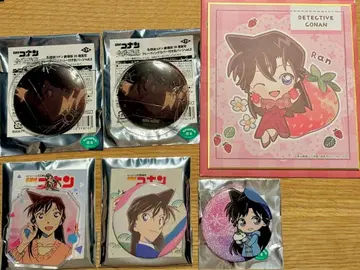 명탐정 코난 유미란(모리 란) 색지 캔뱃지 키링