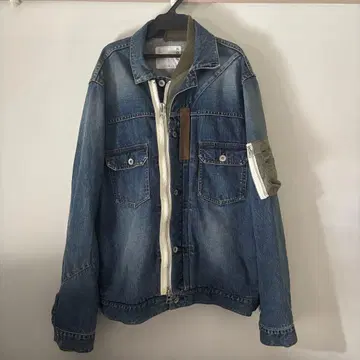 sacai 데님 자켓 ma-1 2.3 샘플