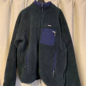 OnlyNY 다크 그린 플리스 자켓