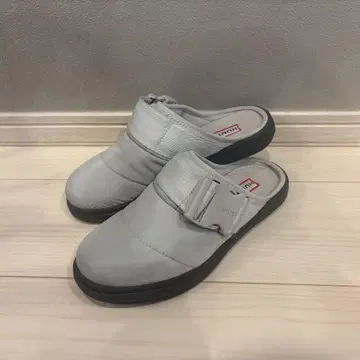 HUNTER 클로그 샌들 SILVER 26.0cm