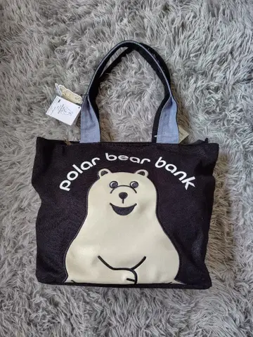 새상품 폴라베어 토트백 블랙