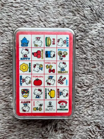 쇼와 레트로 헬로키티 미니 카드놀이 산리오 1976년