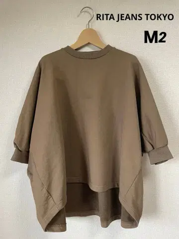 RITA JEANS TOKYO 7부 돌먼 소매 오버 사이즈 티셔츠