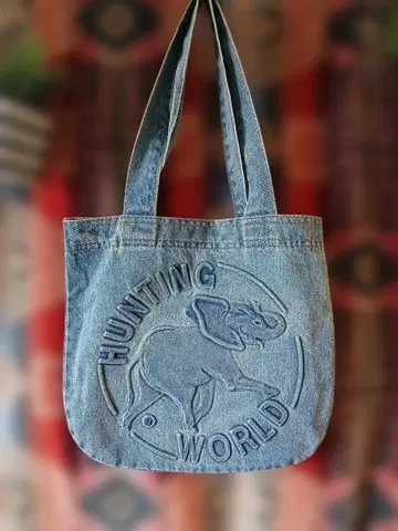 HUNTING WORLD 데님 토트