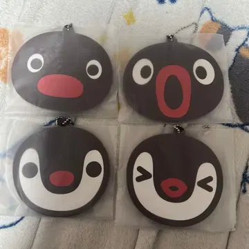 SEGA 럭키 쿠지 핑구 E상 러버 코스터 4장 세트