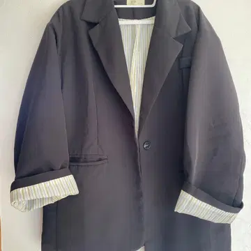 블랙 테일러드 자켓