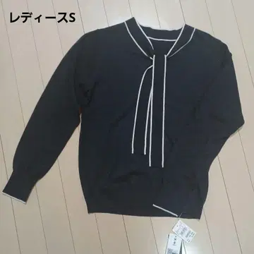 [ 즉시 구매 ] AOKI 긴팔 니트 스웨터 S 보타이 네이비