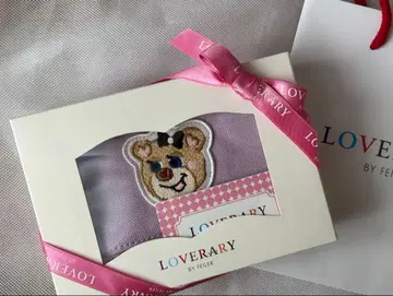 LOVERARY by FEILER 올드 테디 걸 와펜 파우치