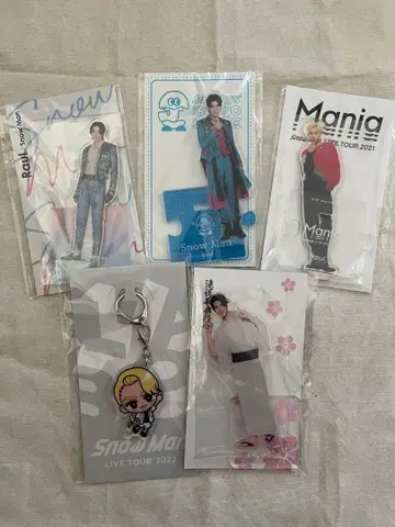 SnowMan 라울 아크릴 스탠드 아크릴 키링 세트