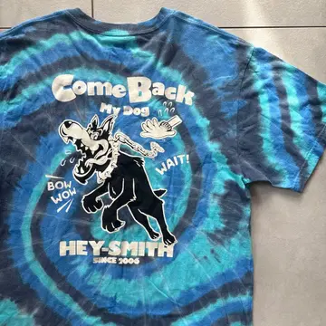 HEY-SMITH Come Back My Dog 티셔츠 타이 다이