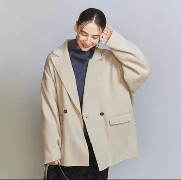 BEAUTY&YOUTH 리버 테일러드 미들 코트 내추럴 XS