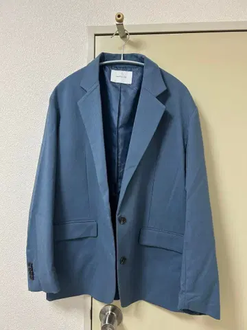 SIMPLICIT 블루 테일러드 자켓