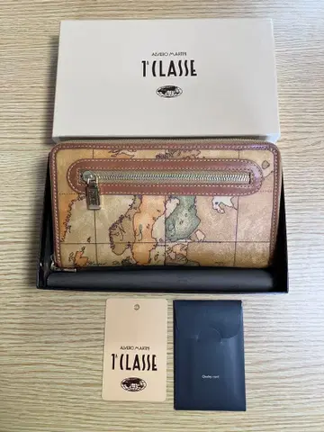 [ 새상품 미사용 ] 프리마클라쎄 도안 장지갑 라운드 지퍼